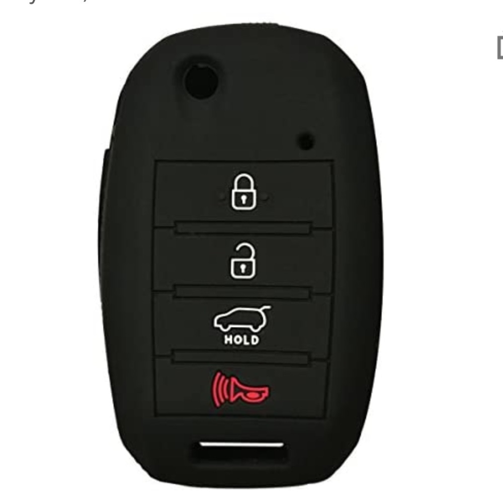 Coolbestda 4 buttons flip key remote cover case